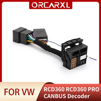 RCD360 RCD360 PRO адаптер за Кола Plug & Play ISO Quadlock, имитатор декодер CANBUS за радио VW MIB