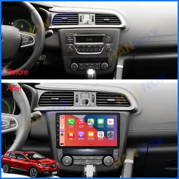 HANNOX за Renault Kadjar 2015 2016 2017 2018 2019-2023 Android Радиото в автомобила Авторадио Аудио Мултимедиен Плейър GPS Навигация