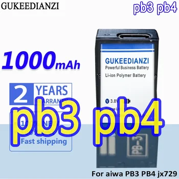 Батерия GUKEEDIANZI висок капацитет от 1000 mah за aiwa jx505 px370 jx609 p50 jx303 jx2000 px30 PB3 PB4 jx729 jx629 jx202