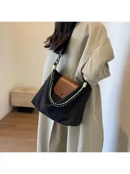 Дамски чанти, разработени през 2023 г., чанта през рамо за жени, чанта-месинджър, Голяма чанта, холщовая чанта, дамска чанта, чанта през рамо, женствена чанта