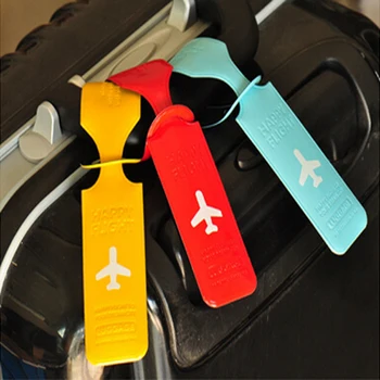 PVC, красиви колани за пътни етикети за багаж, Идентификационное името на куфара, Идентификационни етикети за адреси, багажни етикети, принадлежности за пътуване в самолет