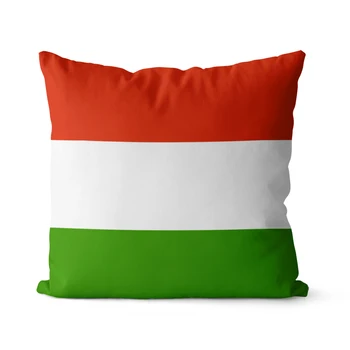 Wuzidream Украса калъфки за възглавници с унгарското флага Калъфка за възглавница Декоративна калъфка за възглавници диванной