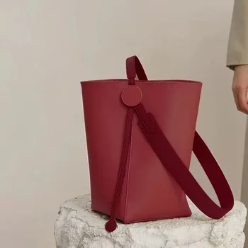 Нови дамски червени луксозни дизайнерски портфейли и портмонета-Ведерки
