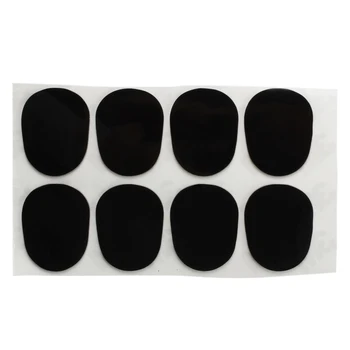 8 Накладки, Възглавници, дюзи за алт-саксофон 0,8 мм, черен цвят