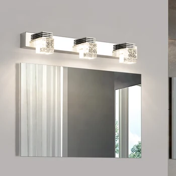 Нов продукт Creative LED 3W Waproof Mirror Crystal Picture Wall Светлини 5730 Ba стенни осветителни тела за интериора на хотелската пералня стая