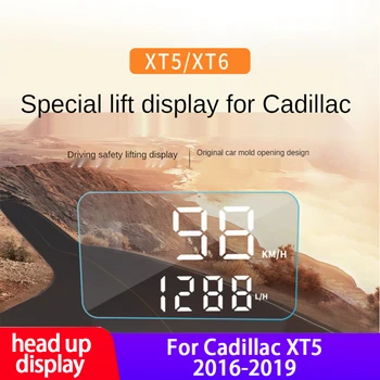 Авто Електронен Главоболие, HUD Дисплея за Cadillac XT5 2016-2019 OBD-Проектор Аксесоари За Дооснащения Проектор за измерване на скоростта